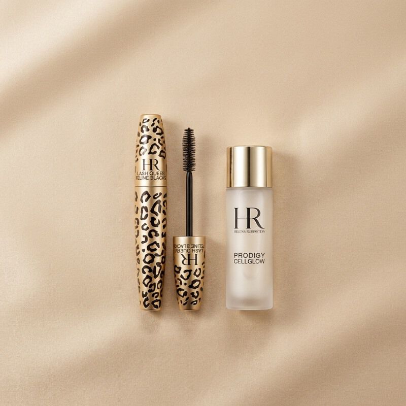 Lash Queen Mascara und Prodigy Cellglow Pflege auf Seide